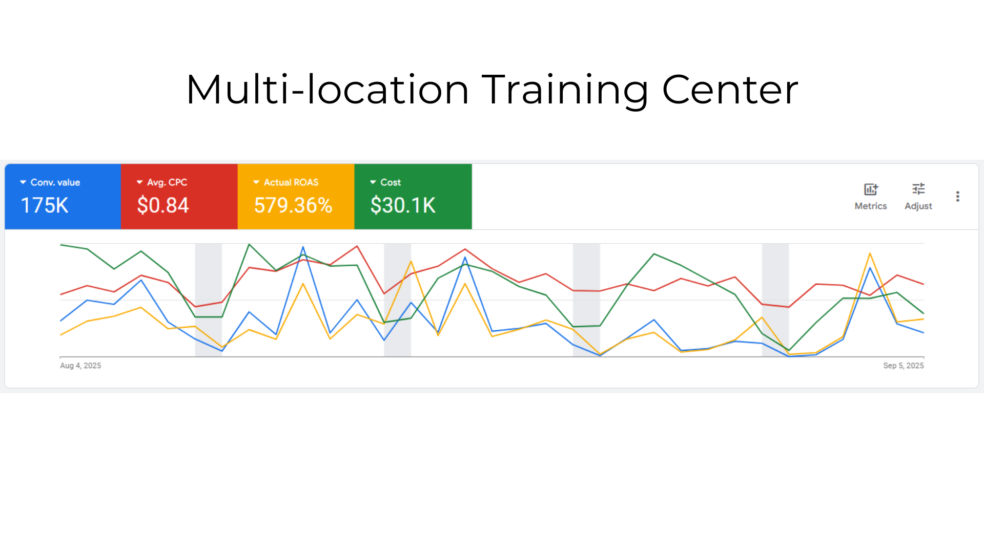 Multi-location Pet Training Services Case Study Graph